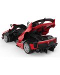 Сглобяема кола с радиоуправление Rastar - Ferrari FXXK EVO, 84 части, 1:18 - 4t